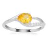 BUY NATURAL YELLOW SAPPHIRE GEMSTONE CLASSIC RING IN STERLING SILVER