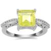 BUY 925 SILVER NATURAL LEMON TOPAZ GEMSTONE BIG STONE RING