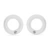 BUY STERLING SILVER NATURAL WHITE DIAMOND DOUBLE CUT GEMSTONE EARRINGS