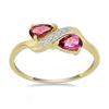 BUY 14K GOLD NATURAL  RUBELLITE GEMSTONE STYLISH RING
