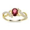 BUY 14K GOLD REAL RUBELLITE GEMSTONE CLASSIC RING