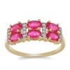 BUY 14K GOLD  STYLISH NATURAL RUBELLITE GEMSTONE  RING