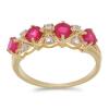 BUY 14K GOLD REAL RUBELLITE GEMSTOME RING