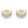 STERLING SILVER NATURAL ETHIOPIAN OPAL GEMSTONE MOON EARRINGS – WHOLESALE JEWELRY MANUFACTURER | JEWELPIN