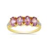 BUY 14K GOLD NATURAL PURPLE SPINEL MULTI GEMSTONE  RING
