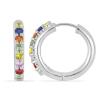 BUY 925 SILVER MULTI SAPPHIRE GEMSTONE EARRINGS