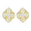 BUY 14K GOLD NATURAL WHITE DIAMOND GEMSTONE CLASSIC EARRINGS