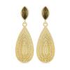 BUY WHISKY QUARTZ GEMSTONE FASHION EARRINGS