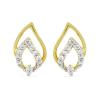 BUY NATURAL WHITE DIAMOND GEMSTONE 14K GOLD CLASSIC EARRINGS