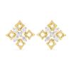 BUY BNATURAL WHITE DIAMOND MULTI STONE 14K GOLD EARRINGS
