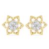 BUY REAL WHITE DIAMOND GEMSTONE CLASSIC EARRINGS IN 14K GOLD