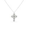 BUY NATURAL SMOKY GEMSTONE CROSS BRASS PENDANT
