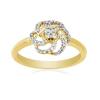 BUY NATURAL WHITE DIAMOND GEMSTONE 14K GOLD CLASSIC RING