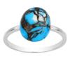 BUY STERLING SILVER EGYPTIAN TURQUOISE GEMSTONE RING