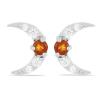 NATURAL MADEIRA CITRINE GEMSTONE CLASSIC EARRINGS IN 925 STERLING SILVER – WHOLESALE JEWELRY SUPPLIER | JEWELPIN