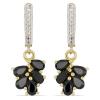 BUY 925 SILVER NATURAL BLACK ONYX MULTI GEMSTONE EARRINGS