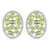 BUY 925 SILVER NATURAL PERIDOT GEMSTONE  EARRINGS