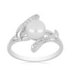 BUY GENUINE WHITE FRESHWATER PEARL GEMSTONE RING IN 925 SILVER