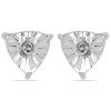 BUY REAL WHITE DIAMOND EARRINGS IN 925 STERLING SILVER