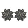 BUY NATURAL AUSTRIAN MARCASITE GEMSTONE  EARRINGS IN STERLING SILVER