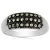 BUY 925 STERLING SILVER AUSTRIAN MARCASITE GEMSTONE RING
