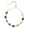 BUY NATURAL MULTI GEMSTONE BRACELET IN 925 STERLING SILVER 