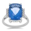 BUY STERLING SILVER COLOUR CHANGE FLOURITE GEMSTONE BIG STONE RING