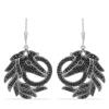 BUY 925 SILVER NATURAL BLACK SPINEL GEMSTONE HORSE EARRINGS – WHOLESALE SUPPLIER & EXPORTER
