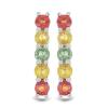 BUY STERLING SILVER NATURAL MULTI SAPPHIRE GEMSTONE EARRINGS 