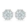 BUY NATURAL AQUAMARINE GEMSTONE EARRINGS IN 925 STERLING SILVER