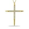 BUY DIAMOND DOUBLE CUT GEMSTONE PENDANT IN 14K GOLD