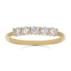 BUY 14K GOLD NATURAL WHITE TOPAZ GEMSTONE RING