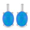 STERLING SILVER BLUE ETHIOPIAN OPAL EARRINGS – WHOLESALE GEMSTONE JEWELRY SUPPLIER