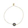 BUY STERLING SILVER NATURAL BLACK SPINAL GEMSTONE ENAMEL BRACELET 