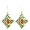 STERLING SILVER NATURAL ORANGE ETHIOPIAN OPAL GEMSTONE ENAMEL EARRINGS – JEWELPIN BULK EXPORTER