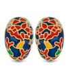 925 SILVER AFRICAN WHITE TOPAZ GEMSTONE ENAMEL EARRINGS – JEWELPIN B2B SUPPLIER & MANUFACTURER