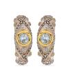 BUY STERLING SILVER SKY BLUE TOPAZ WITH WHITE ZIRCON ENAMEL EARRINGS – WHOLESALE JEWELRY SUPPLIER