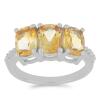 BUY NATURAL CITRINE GEMSTONE RING IN STERLING SILVER 