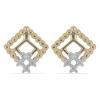 BULK GOLD PLATED 925 SILVER DIAMOND STUD EARRINGS – JEWELPIN EXPORTER USA