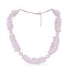 BUY NATURAL ROSE QUARTZ GEMSTONE NUGGTS NECKLACE