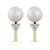 BUY 925 SILVER NATURAL WHITE PERAL GEMTSTONE EARRING