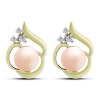 BUY 925 SILVER NATURAL PEACH FRESH WATER PEARL