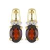 BUY NATURAL GARNET GEMSTONE EARRINGS IN GOLD PLATED 925 SILVER – WHOLESALE JEWELRY EXPORTER | JEWELPIN