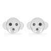BUY 925 SILVER MONKEY FACE STUD EARRINGS WITH BLACK SPINEL – BULK KIDS JEWELRY SUPPLIER