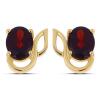 BUY 925 SILVER GARNET GEMSTONE EARRING