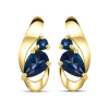 BUY 14K GOLD JEWELRY WITH LONDON BLUE TOPAZ GEMSTONE EARRING