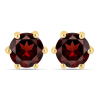 BUY 14K GOLD WITH GARNET GEMSTONE SINGLE STONE EARRING