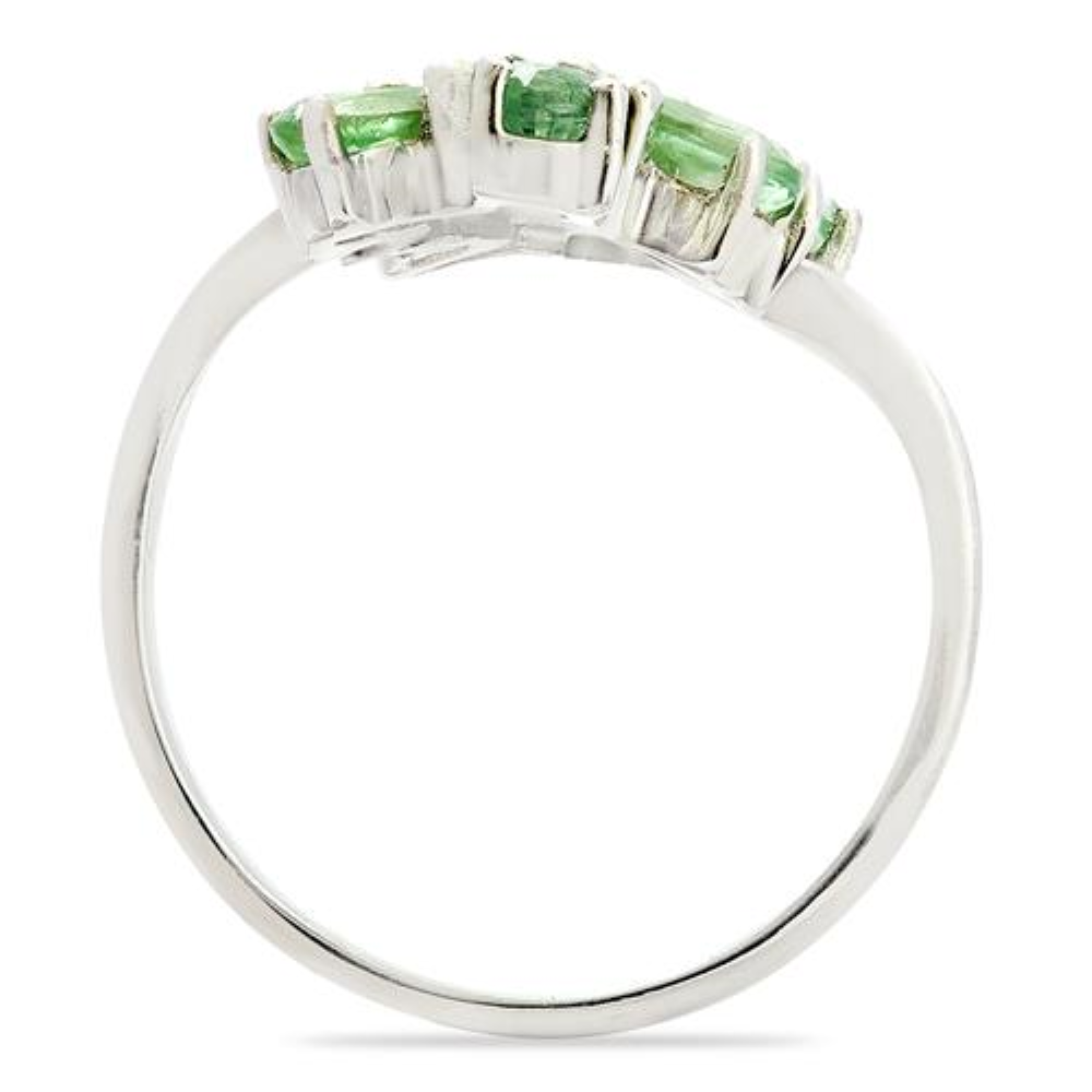 BUY 925 SILVER NATURAL MINT KYANITE GEMSTONE FLORAL RING