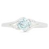 925 SILVER NATURAL SKY BLUE TOPAZ GEMSTONE CLASSIC RING