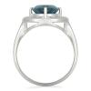 BUY STERLING SILVER LONDON TOPAZ GEMSTONE CLASSIC RING